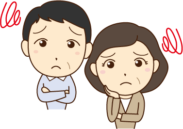 困っている・悩んでいる人 困っている・悩んでいる人